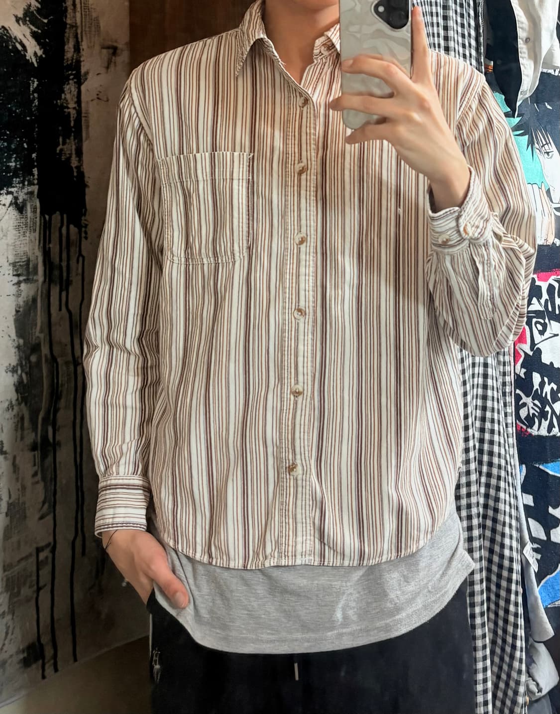 90’s kansai yamamoto jeans shirt   상품이미지1