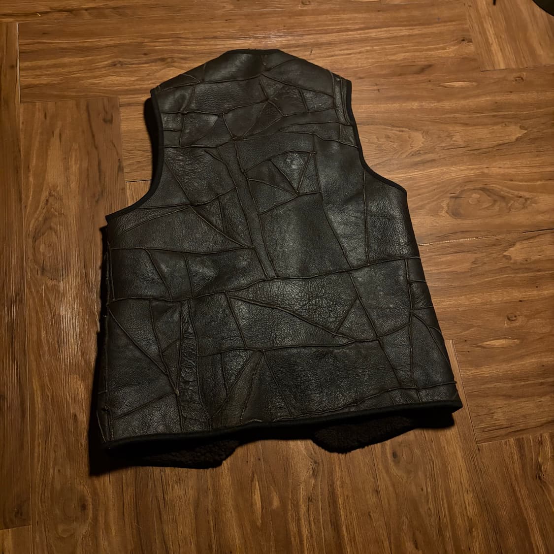 GRUNGE LEATHER FUR VEST 상품이미지6