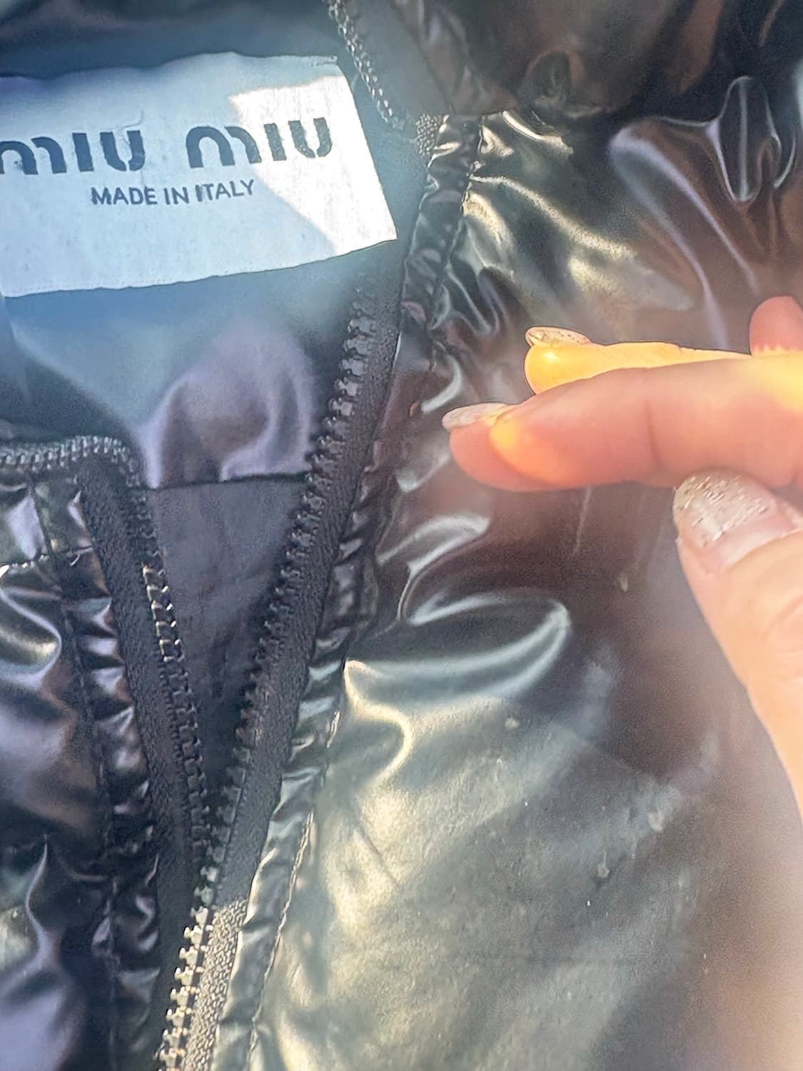 미우미우.  헤더패딩숏 상품이미지1