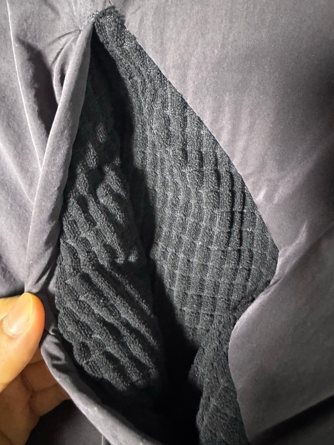 4) 폴리테루 패디드 베스트 조끼 딥차콜 상품이미지3