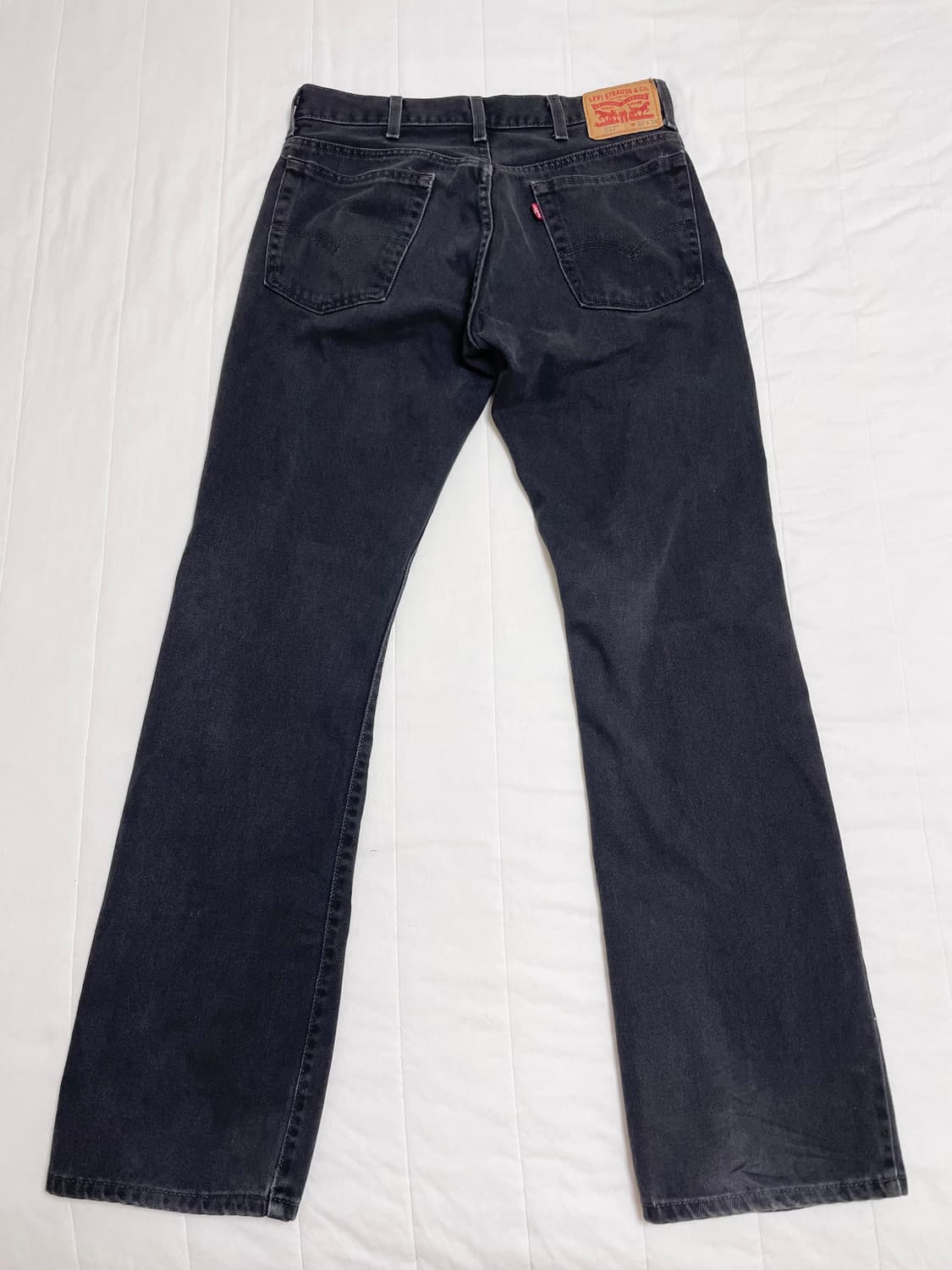 리바이스 517 블랙데님 부츠컷 벨바텀 상품이미지5