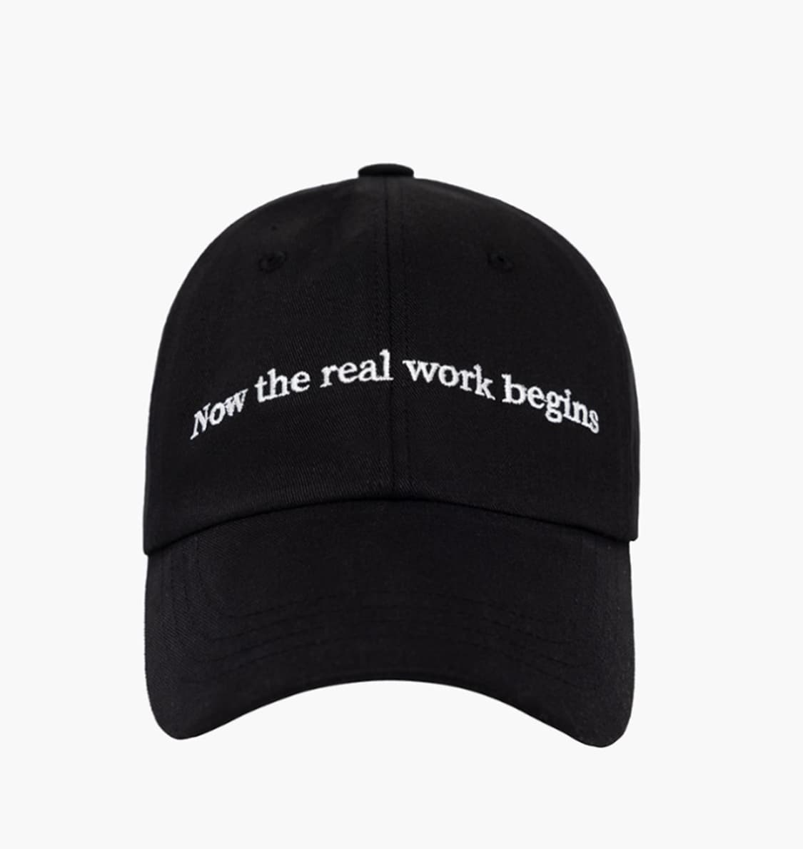 (카리나착용)노머 NOW THE REAL WORK BEGINS CAP 상품이미지3