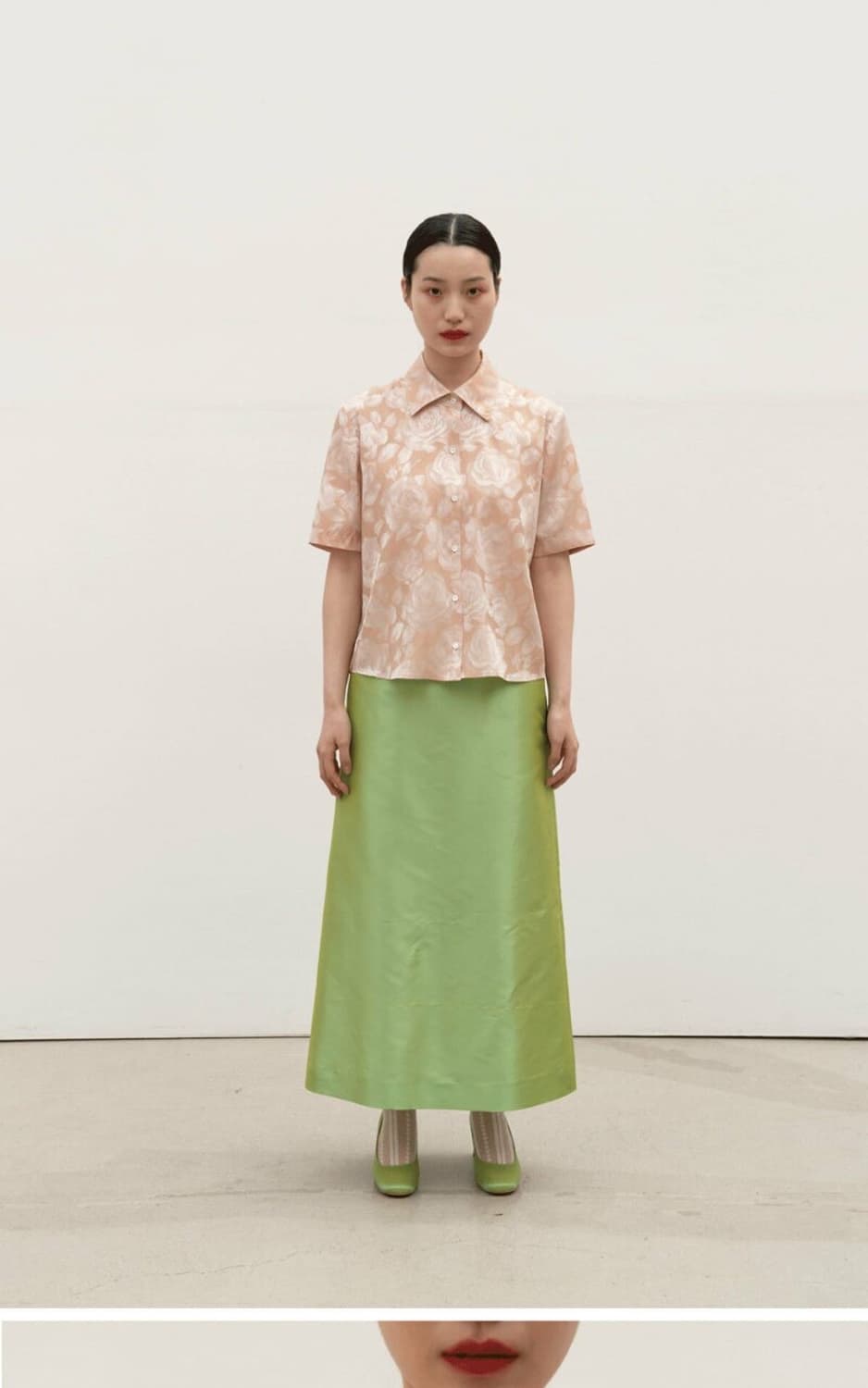 Teak 티크 ROSE FLOWER SILK BLOUSE 상품이미지4