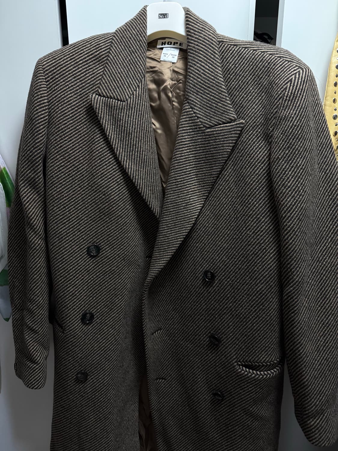 hope 헤링본 코트 상품이미지2