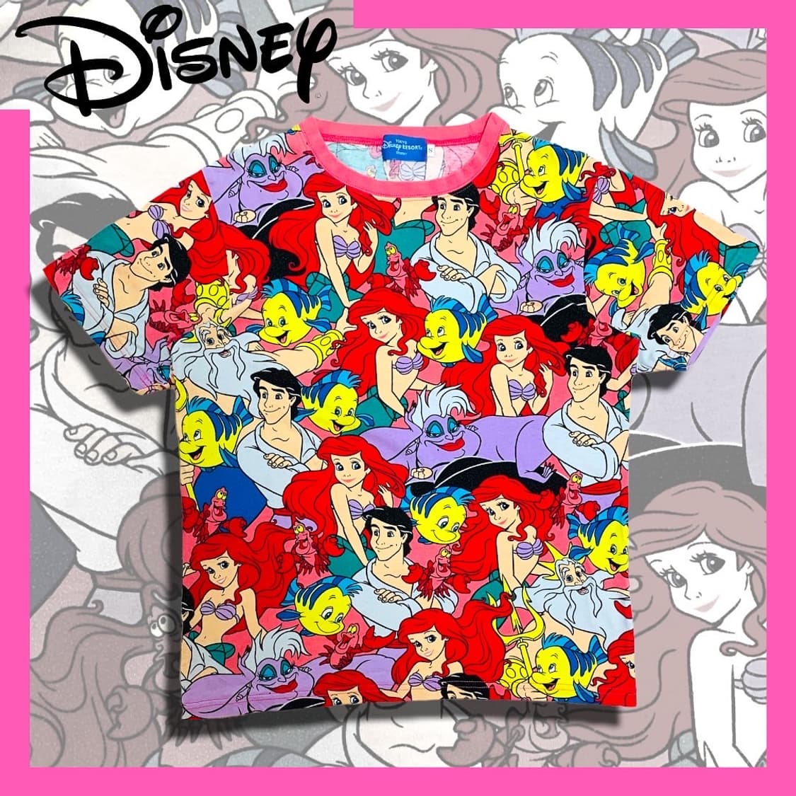Disney 디즈니 인어공주 반팔티 상품이미지1
