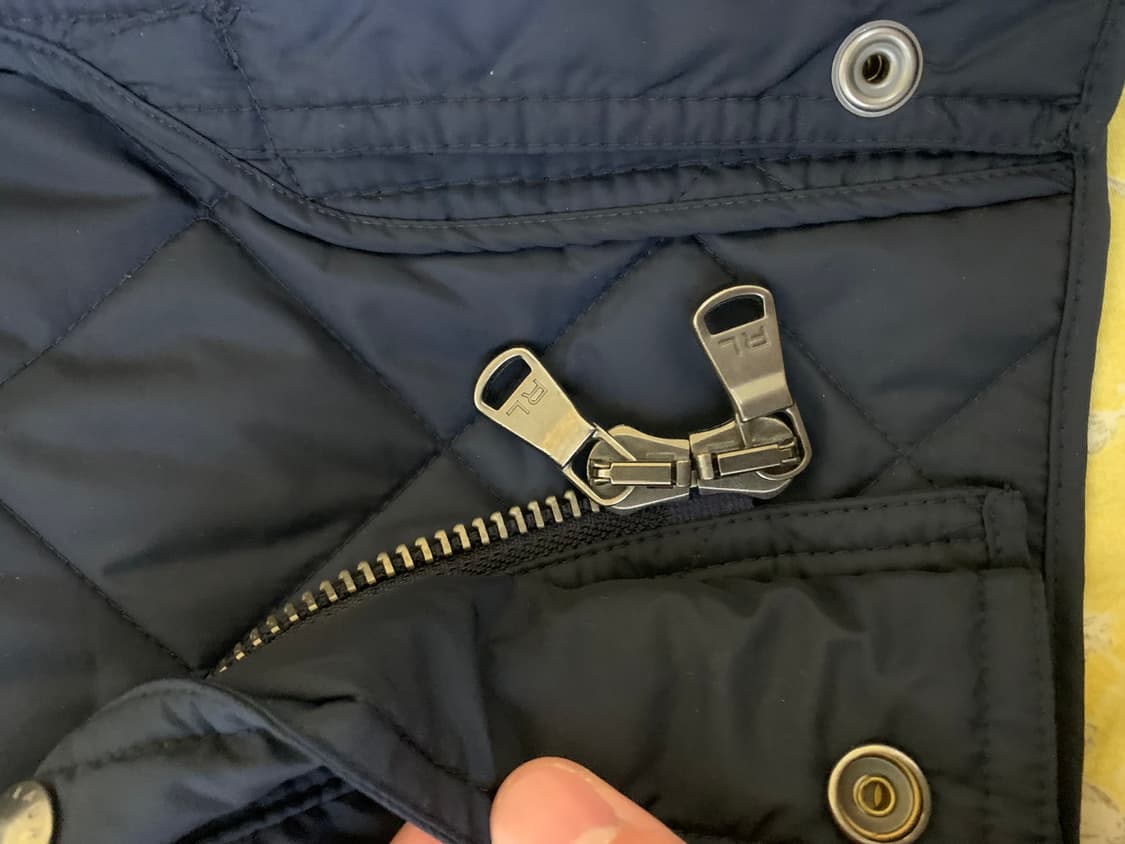 폴로 퀄팅 자켓 네이비 M 상품이미지4