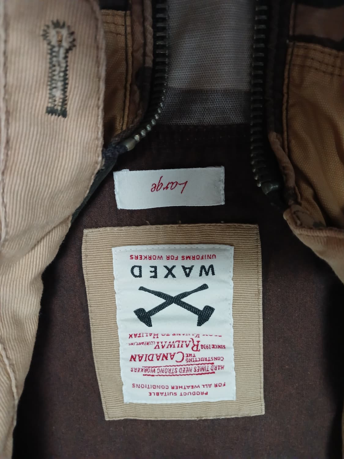 Waxed 캐내디언 자켓 상품이미지3