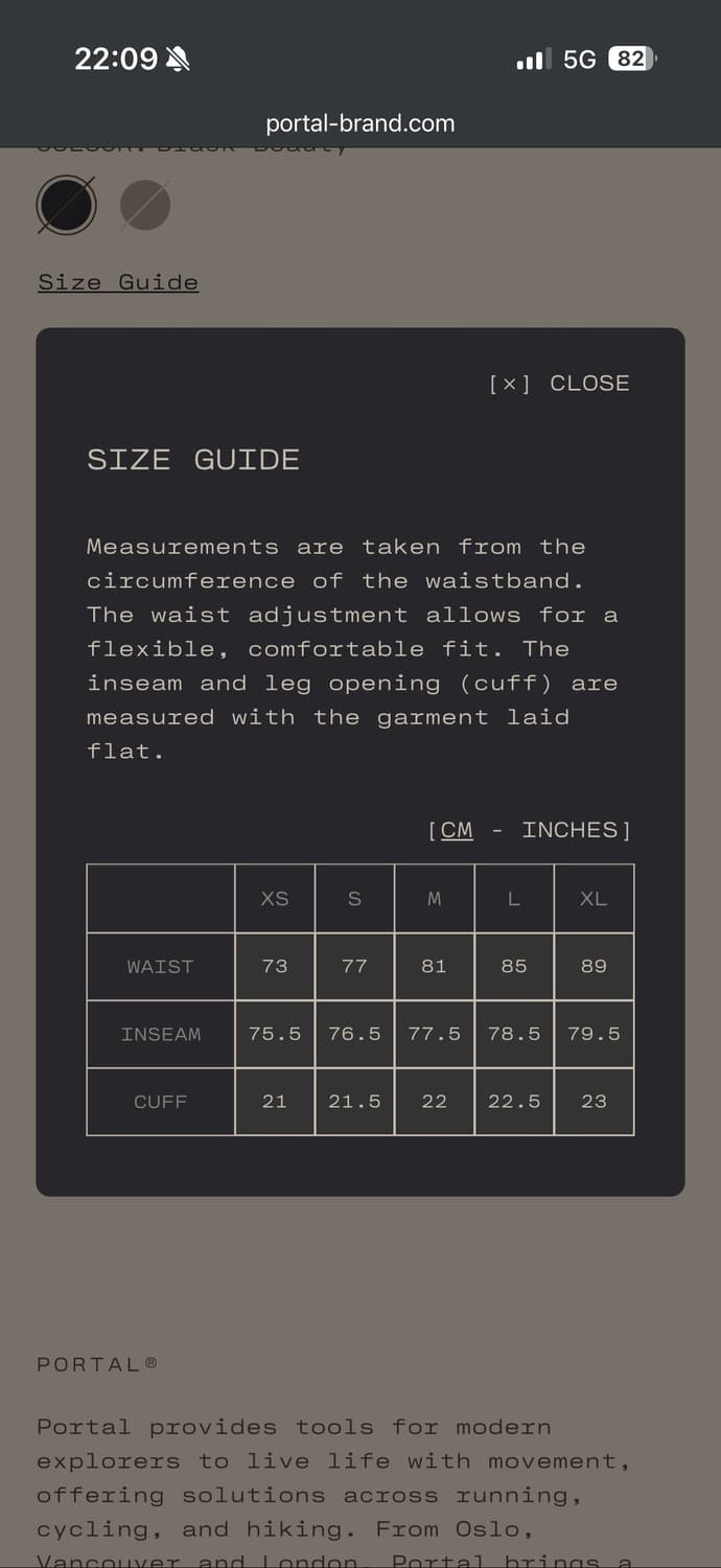 Portal Acre Light Pant BlackBeauty [L] 상품이미지7