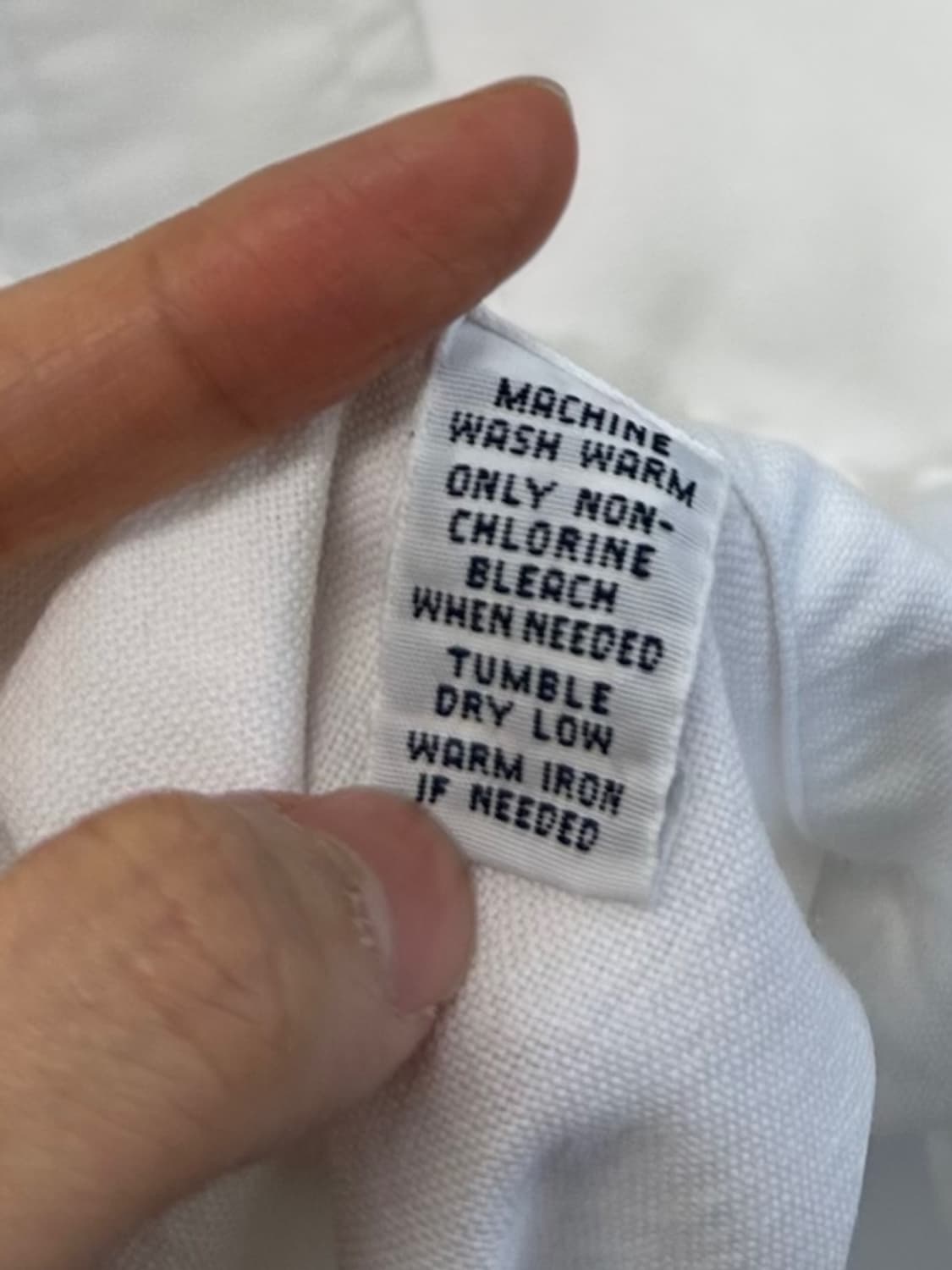 폴로 클래식핏 셔츠 화이트 (2XL) 상품이미지10