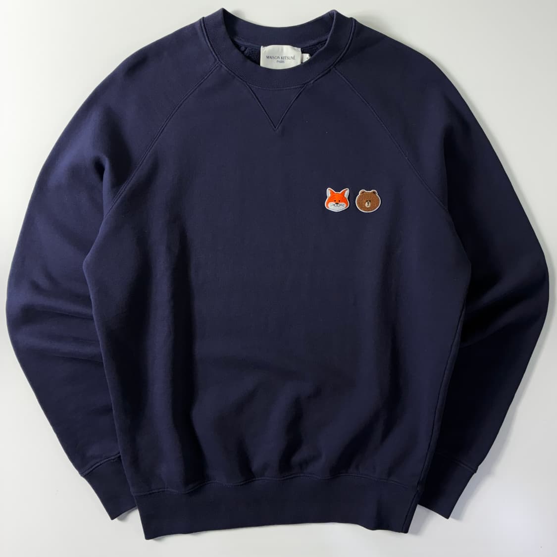 Masion Kitsune 메종키츠네X라인프렌즈 맨투맨 상품이미지1