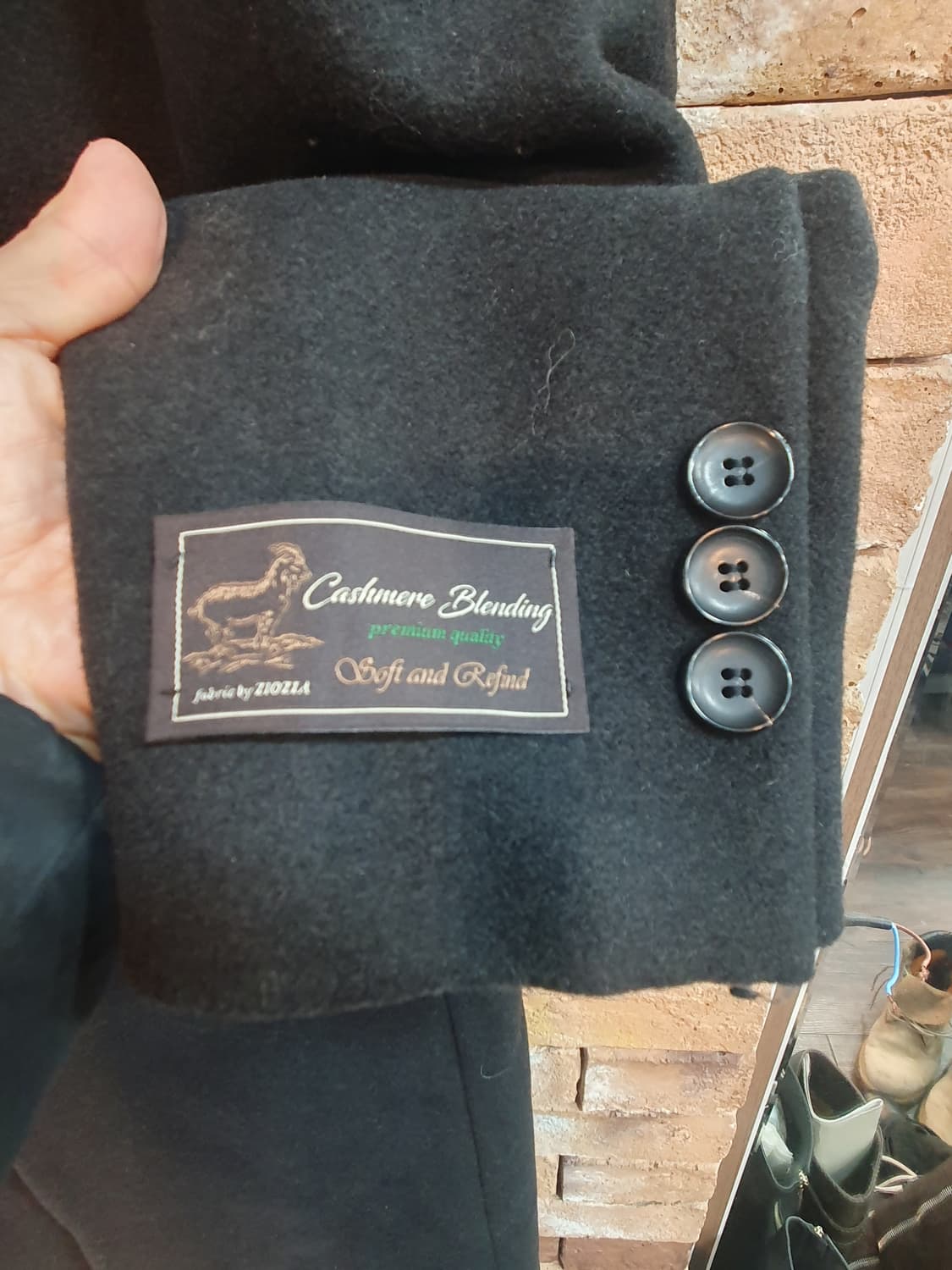 새상품)R ZIOZIA 남성 캐시미어 블렌드 코트 100 상품이미지5