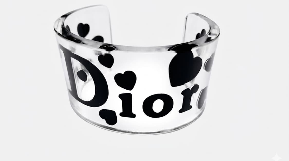 Dior 디올 투명 하트 뱅글 팔찌 브레이슬릿 상품이미지1