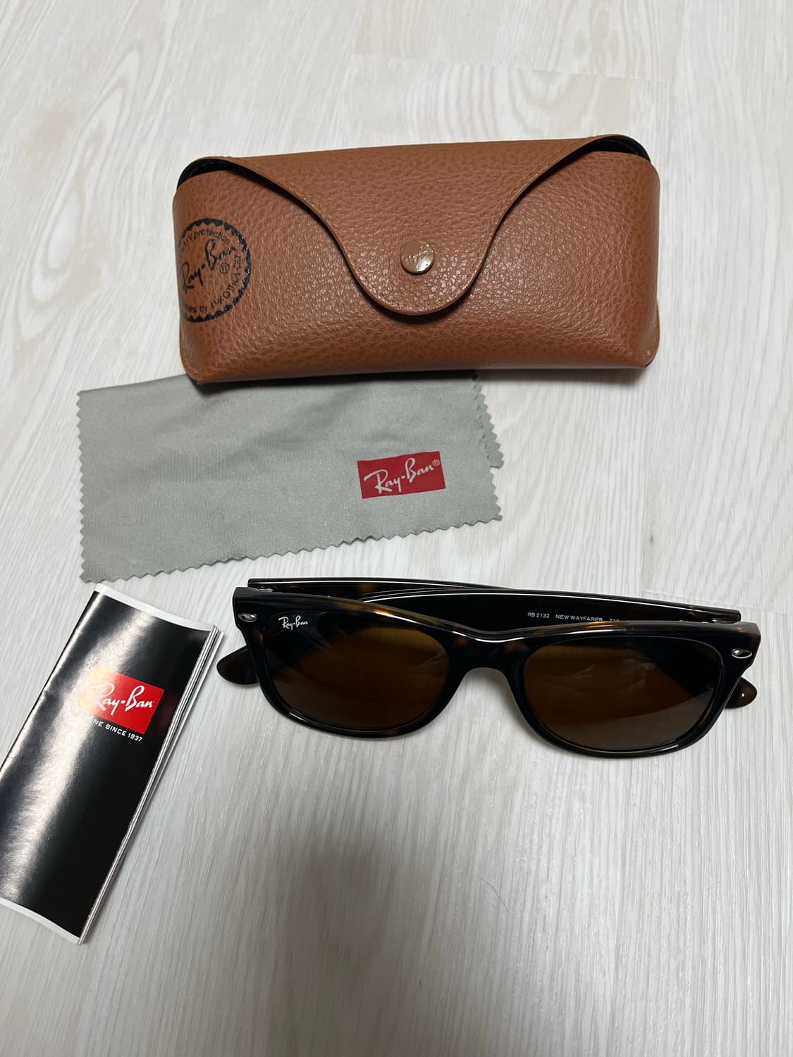 레이벤 rb2132 52사이즈 톨토이즈 선글라스 상품이미지1