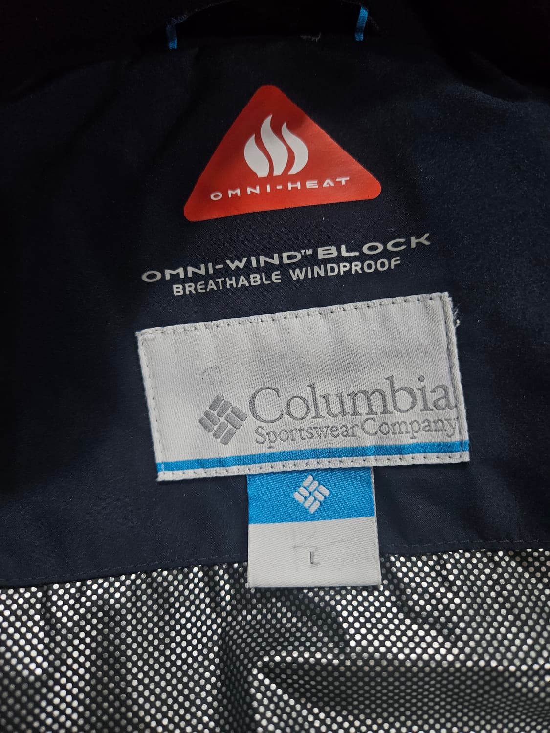 콜롬비아 옴니히트 네이비 남성 100 구스다운 패딩  상품이미지3