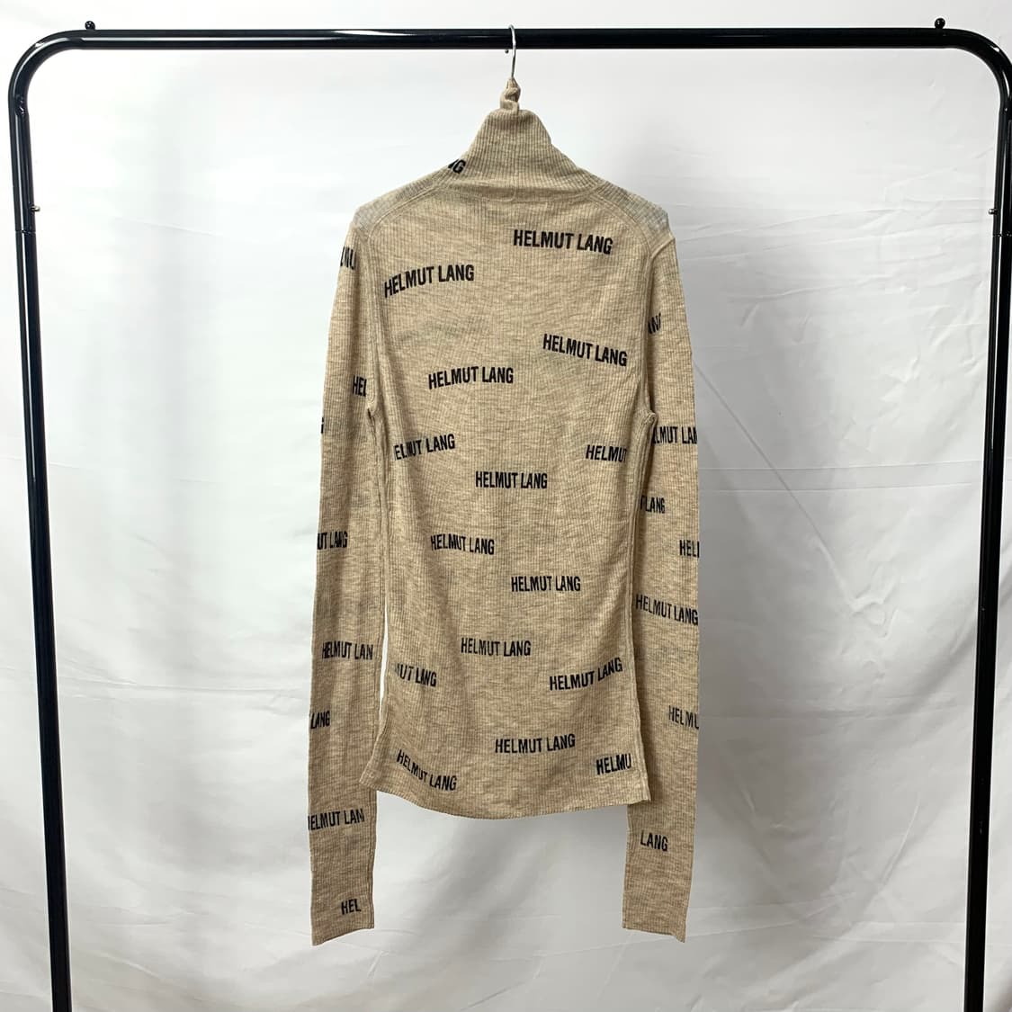 헬무트랭 로고 터틀넥 니트 탑 상품이미지4