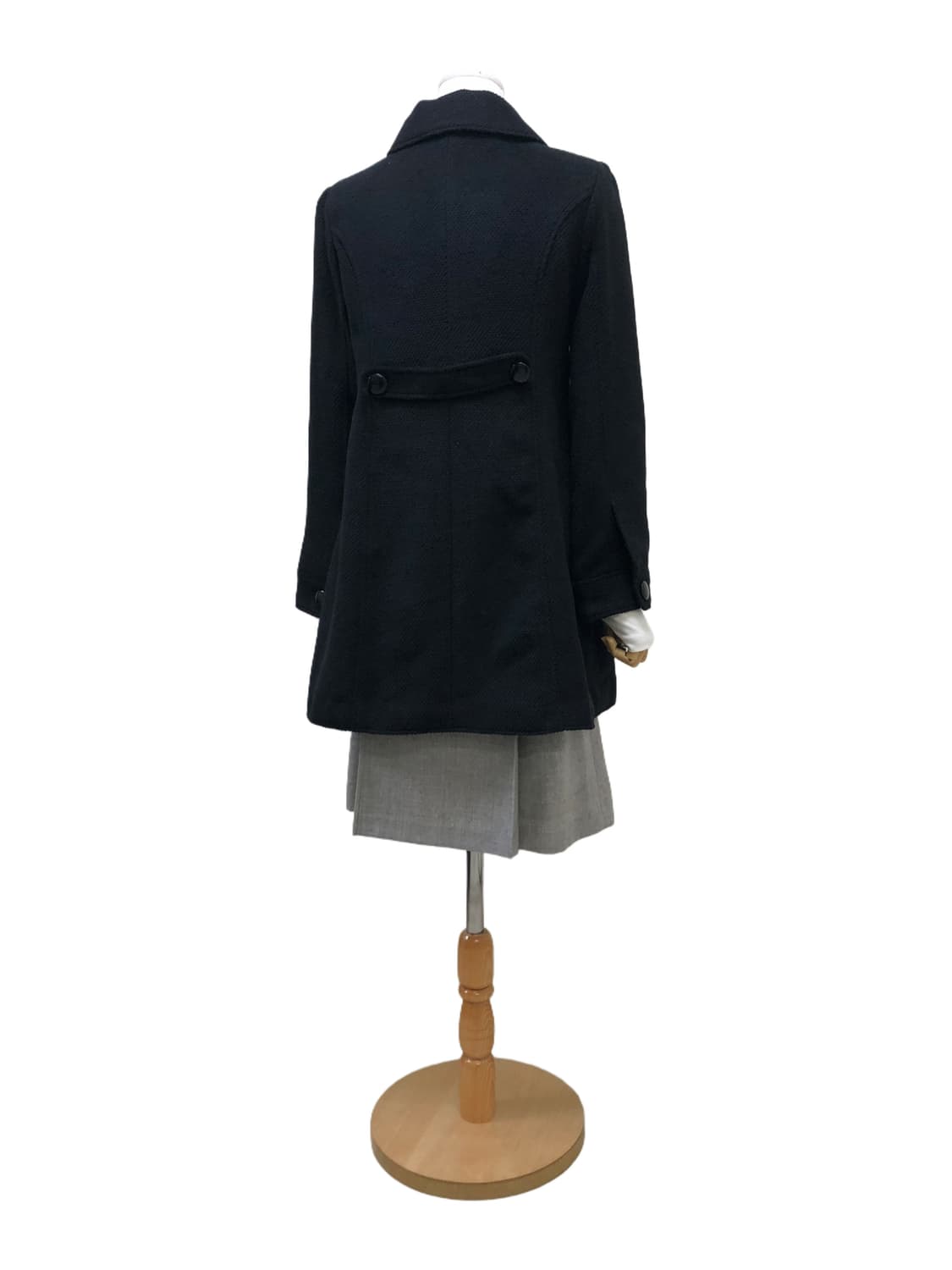 Lodispotto 블랙 미디 코트 상품이미지7