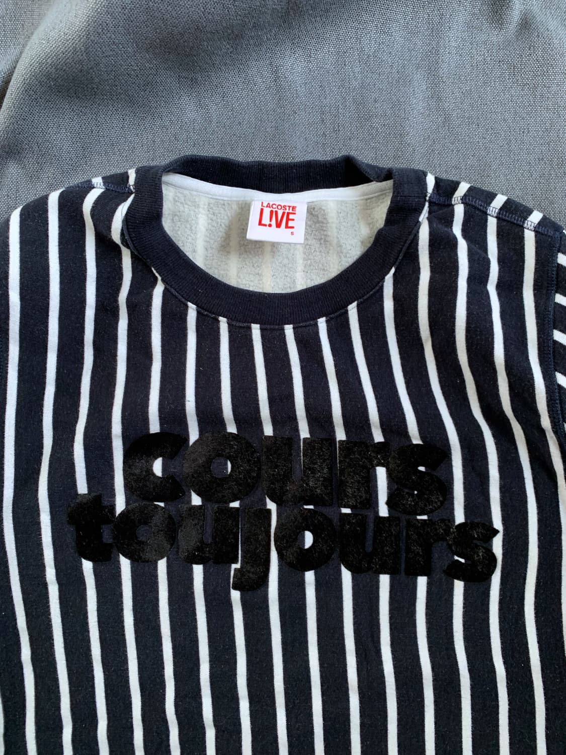 라코스테 스트라이프 맨투맨 사이즈 100~105정도 상품이미지2