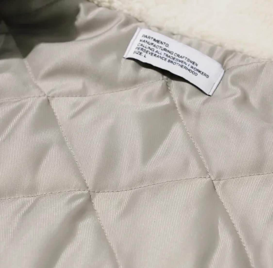 3M 신슐레이트 보아 플리스 무톤 자켓 베이지 상품이미지9