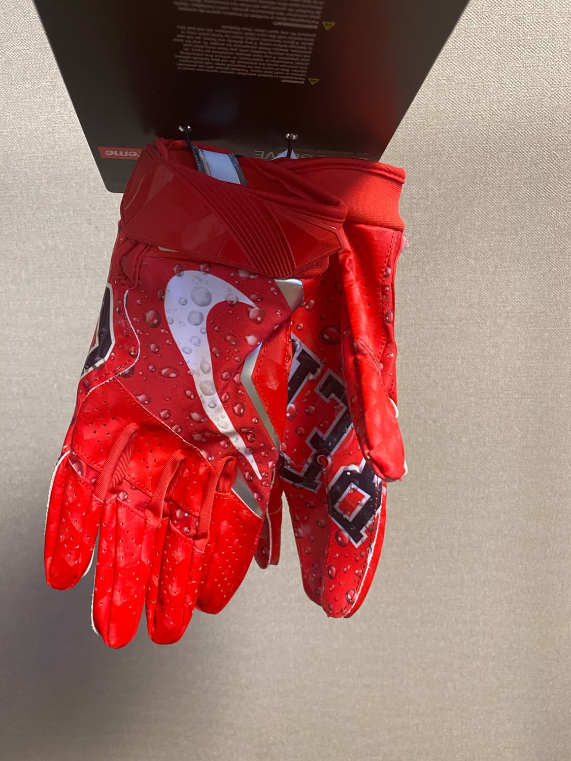 슈프림 VAPOR JET Gloves RED 상품이미지2