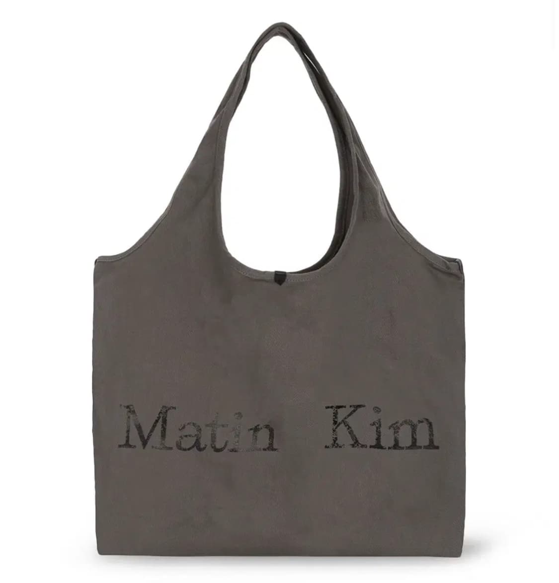 마뗑킴 크랙 로고 에코백 빅숄더백 보부상가방 차콜브라운 + 미니백 상품이미지2