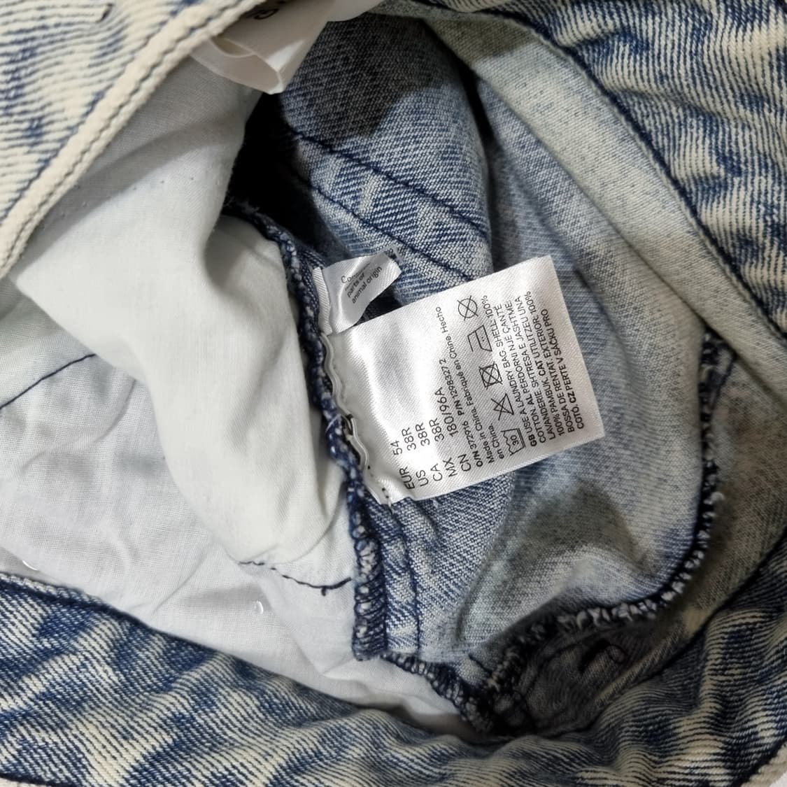 H&M 글렌마틴스 * 디스트레스드 룩 데님 진 * 라이트 블루 * 54 상품이미지6