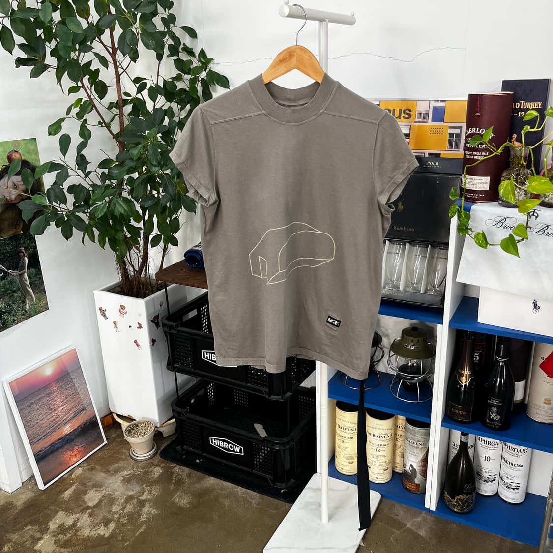 릭오웬스 다크쉐도우 반팔 티셔츠 S 상품이미지1