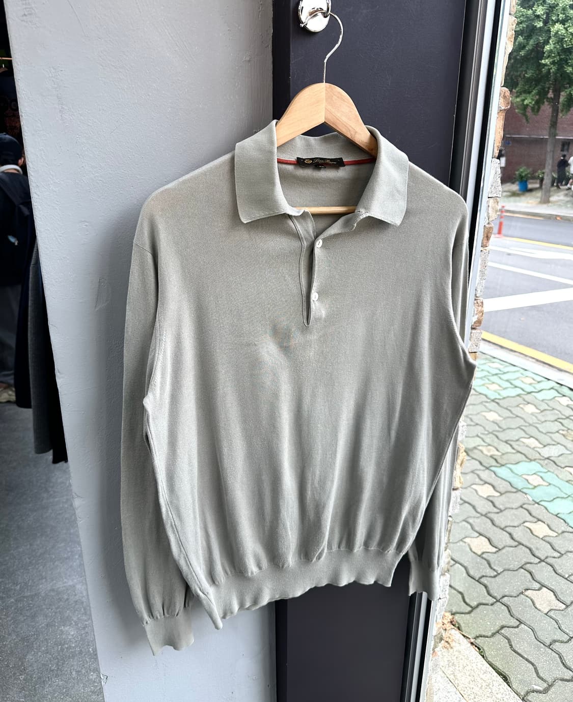 50/ 로로피아나 3B 폴로 긴팔 상품이미지2