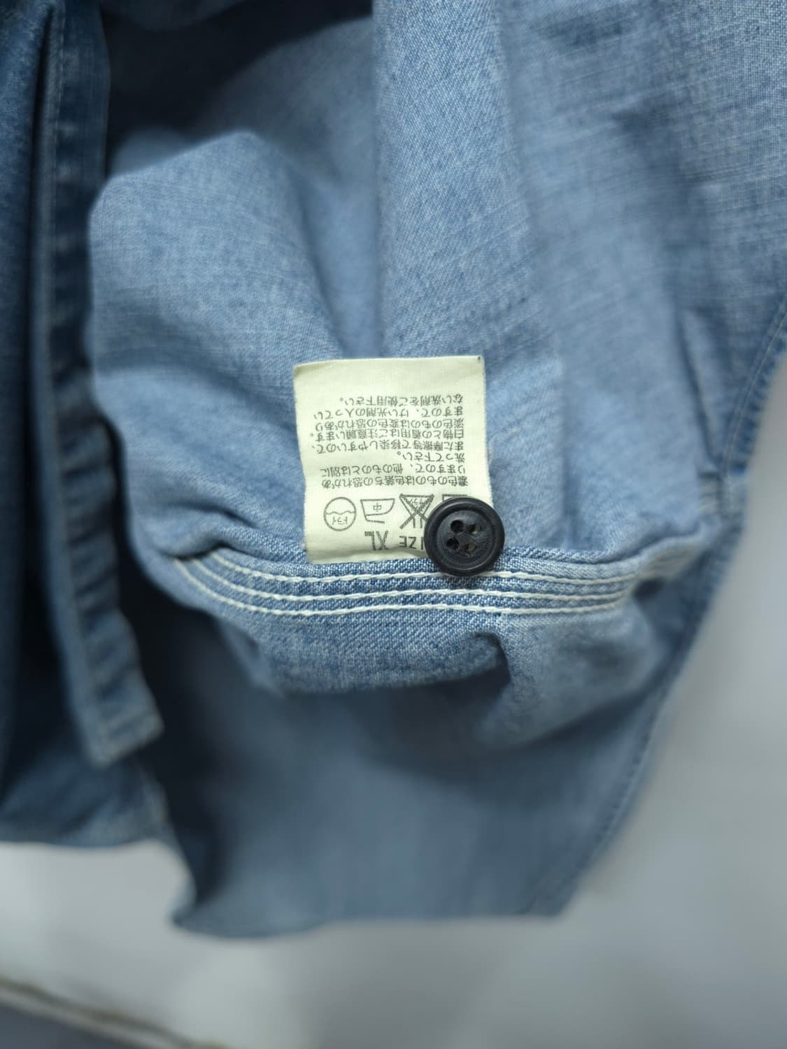 리바이스 데님 셔츠 재팬빈티지 스카이블루 100~105 상품이미지6
