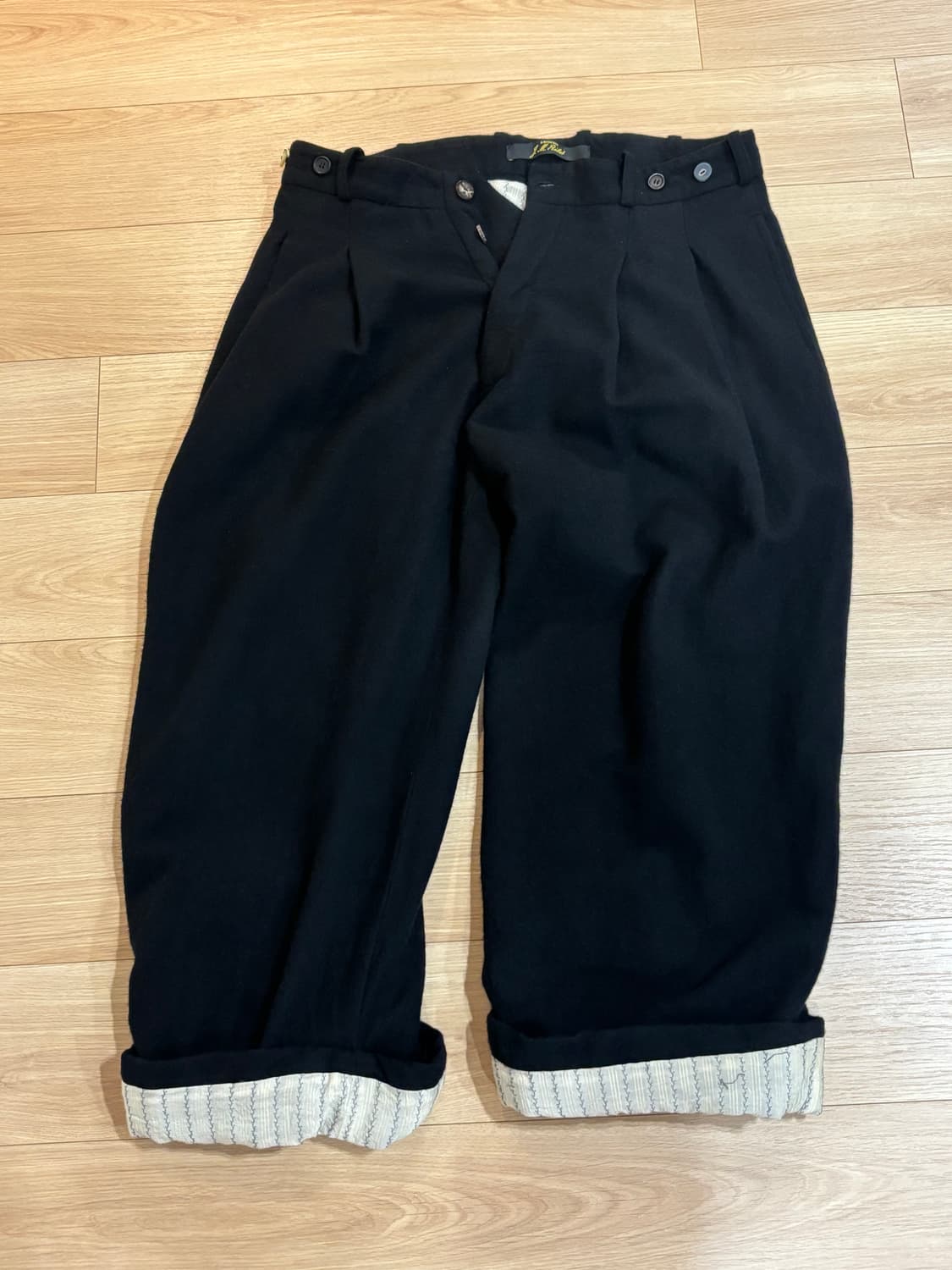 archivio jm ribot 서스펜더 와이드 팬츠 48사이즈 상품이미지1