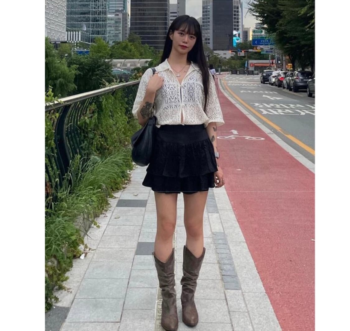 호쿠스포쿠스 크로셰 셔츠 가디건 상품이미지3