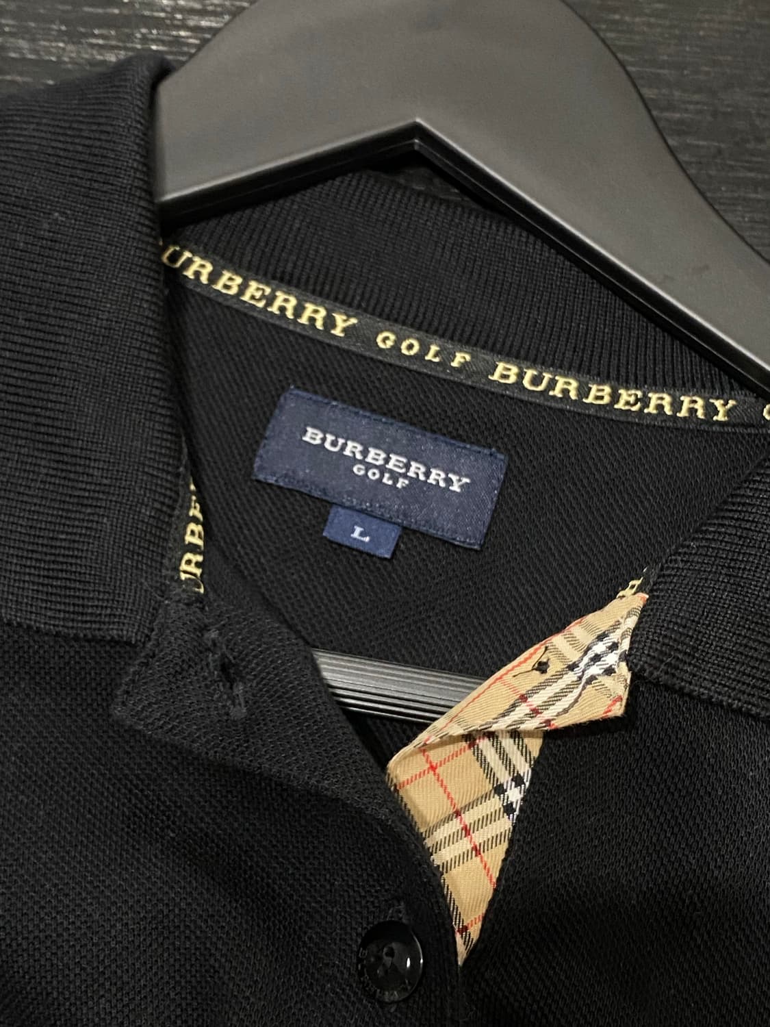 Burberry golf 체크라인 디테일 반팔티셔츠 상품이미지6