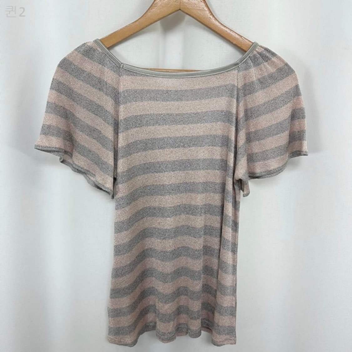 CERIS 일본수입 여자 니트 반팔티 S 상품이미지6