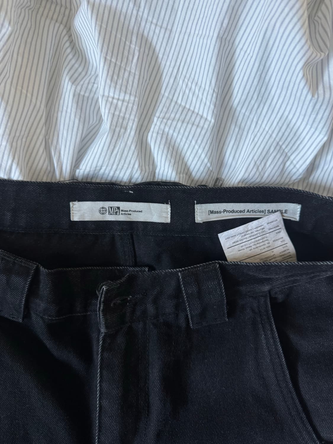 Mpa 플라스틱 프러덕트 뭐시기데님 팬츠 상품이미지4