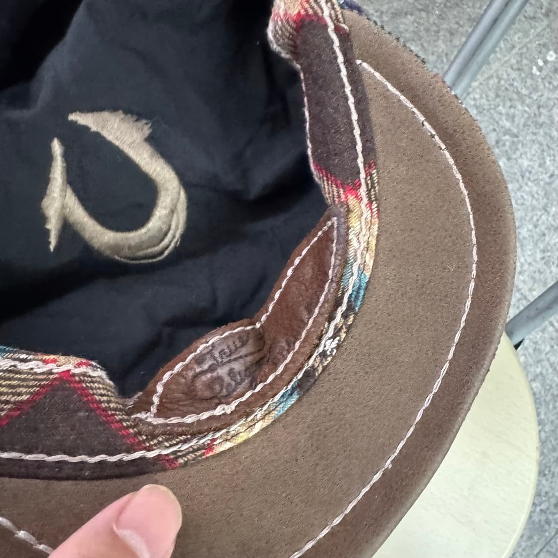 트루릴리전 로고 패치워크 헌팅캡 상품이미지8