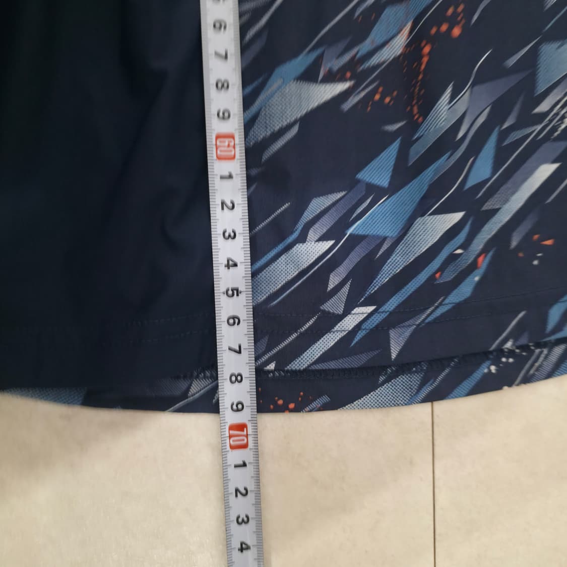 노스페이스 긴팔 기능성 티셔츠 네이비 패턴 100 상품이미지8
