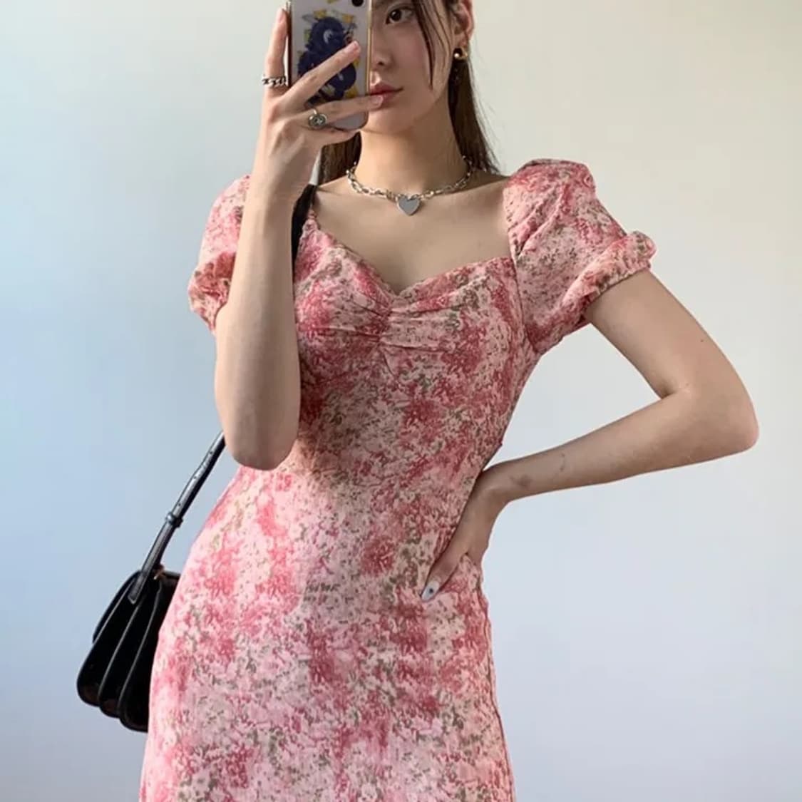 루루서울 블라우스 레드 M 상품이미지3