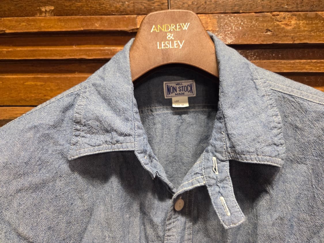 논 스톡 샴브레이셔츠  상품이미지7