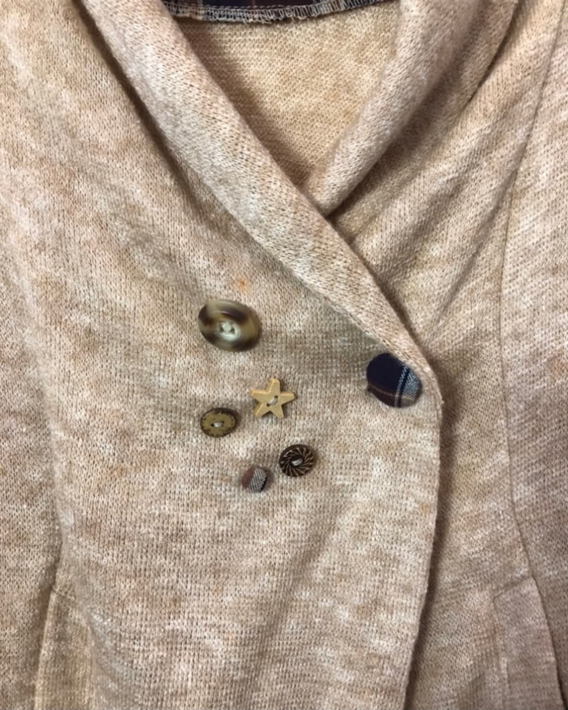 Jpn Kitsch Shawl Collar Knit Cardigans 상품이미지3