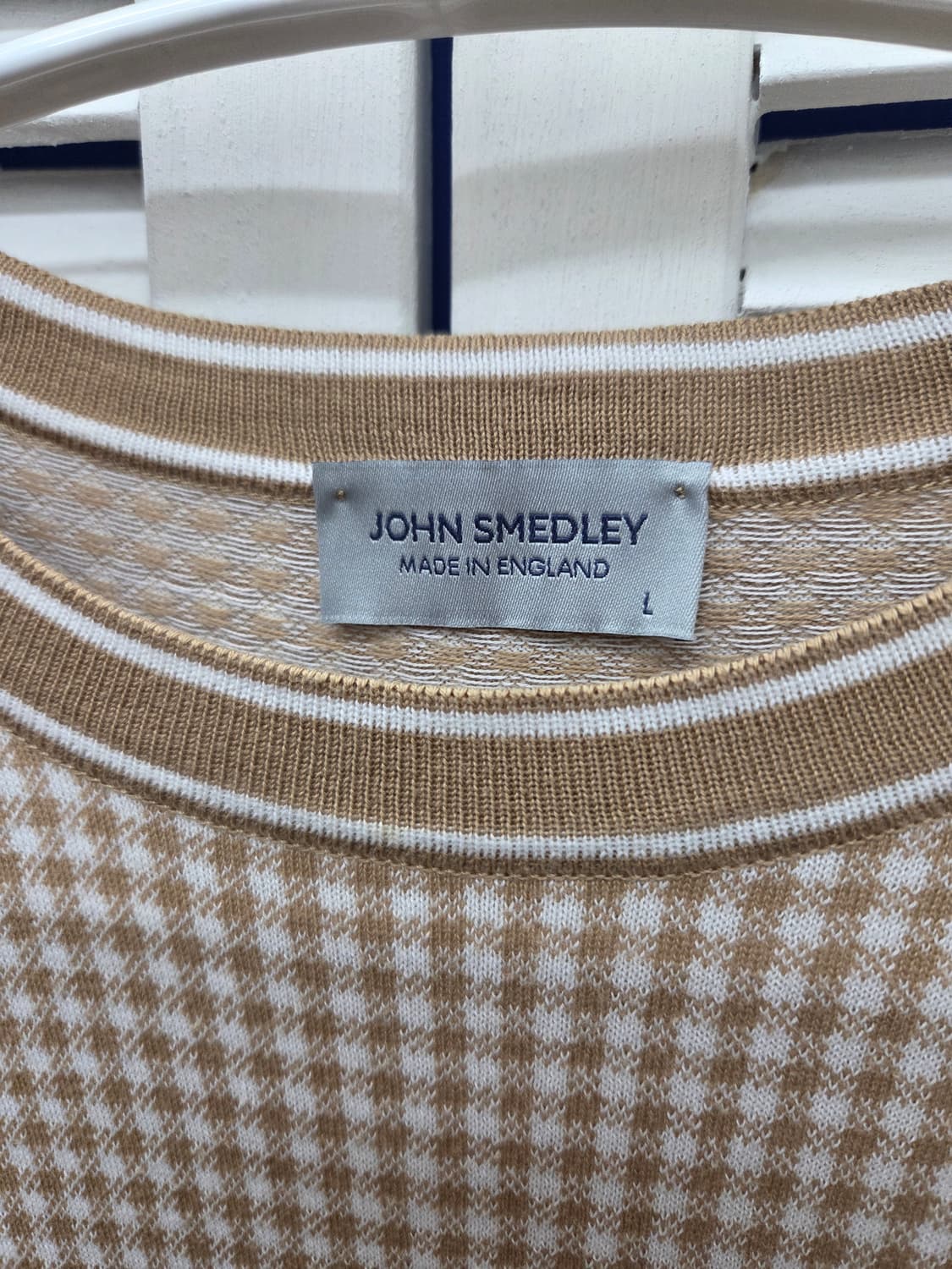 존스메들리 체크 니트 상품이미지2