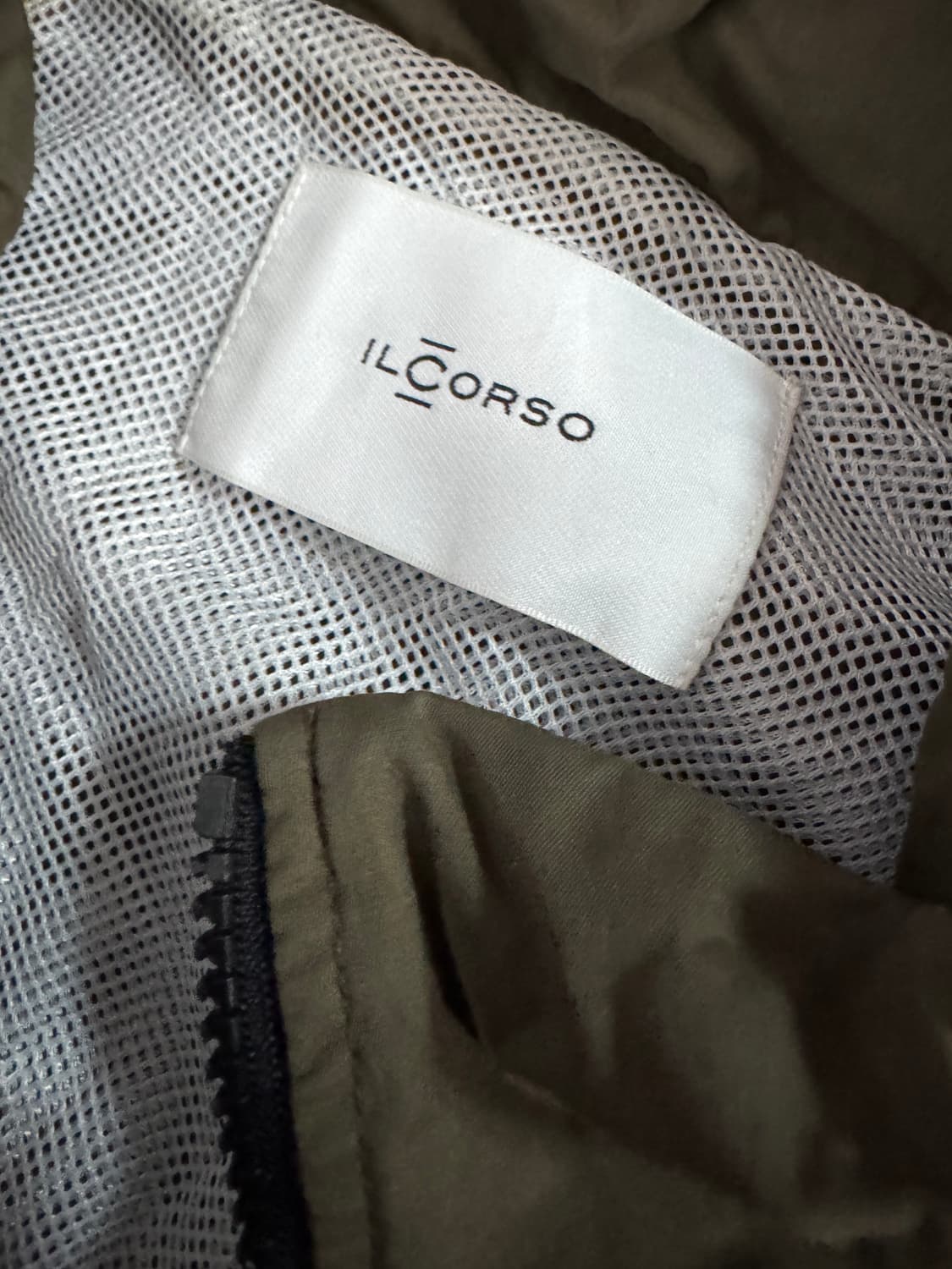 일꼬르소 ILCORSO 빅사이즈 배색 바람막이 자켓 2XL ~ XL 상품이미지3