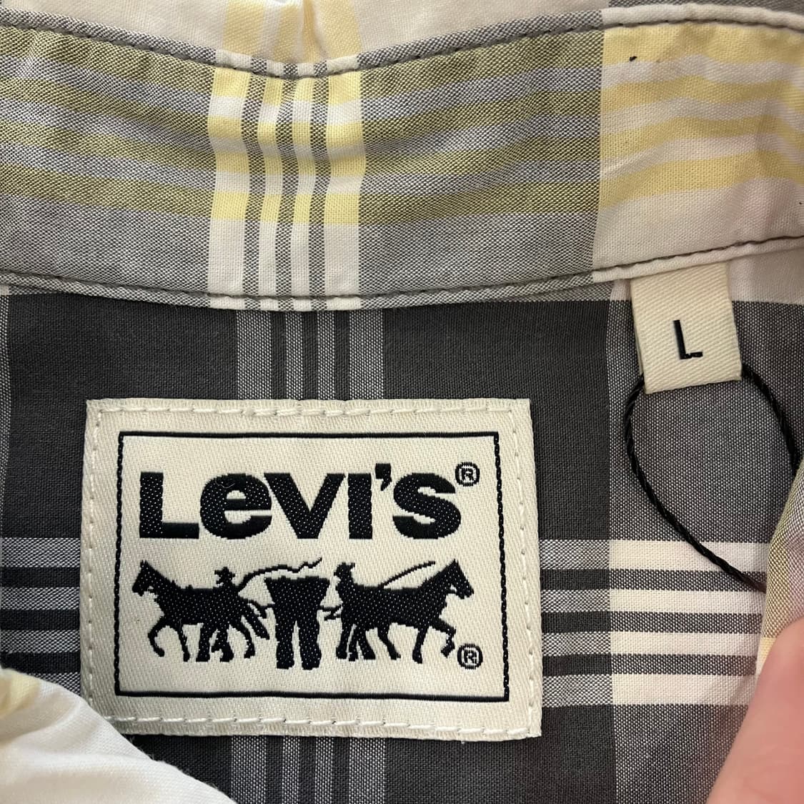 610 리바이스 체크 반팔셔츠 상품이미지3