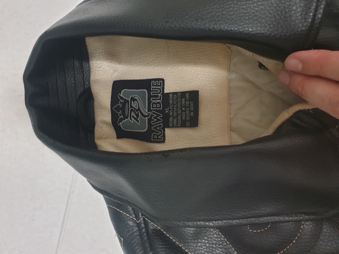 90s빈티지 가죽 자켓 XLsize 상품이미지4