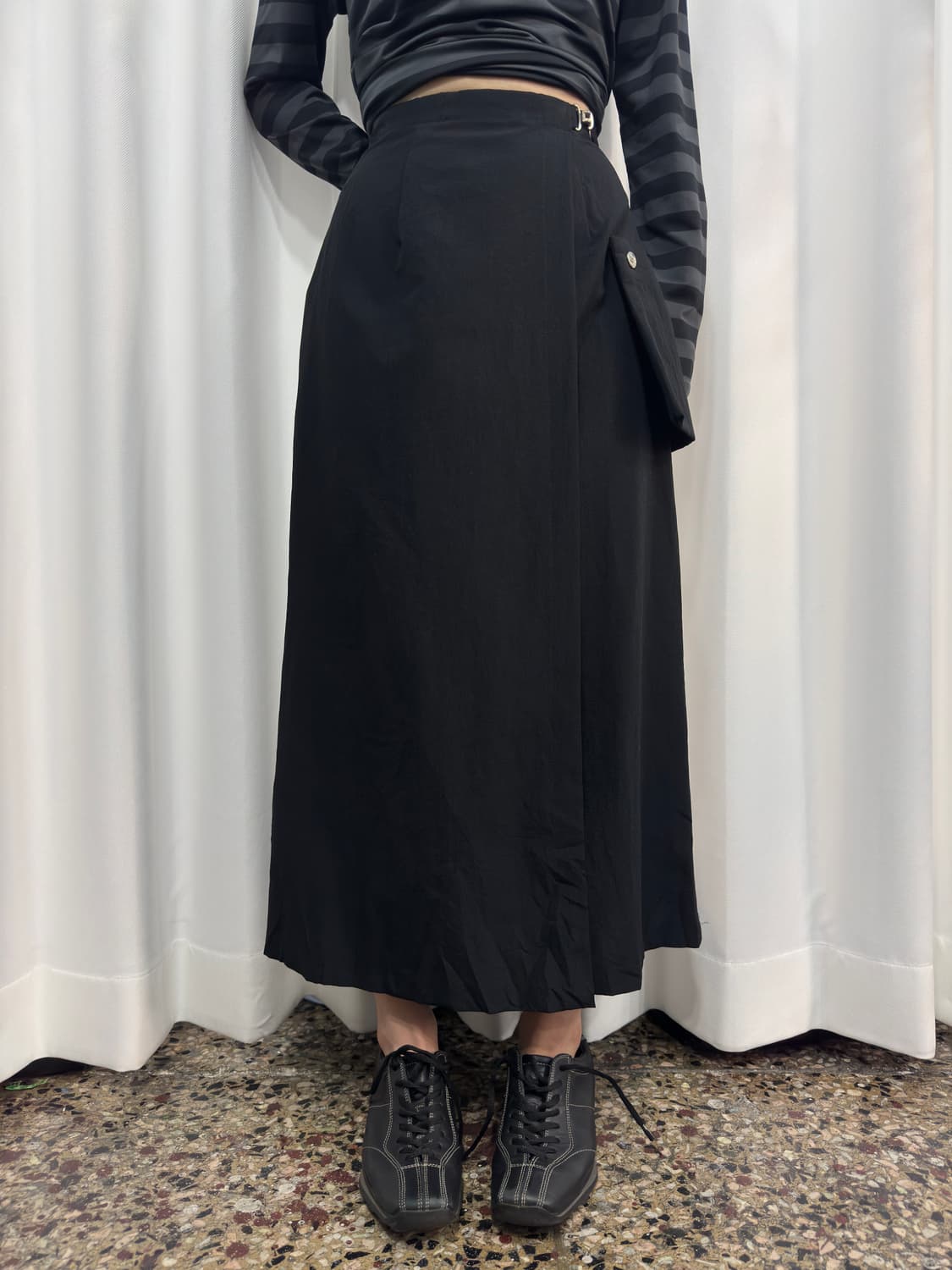 pocket wrap long skirt 상품이미지3