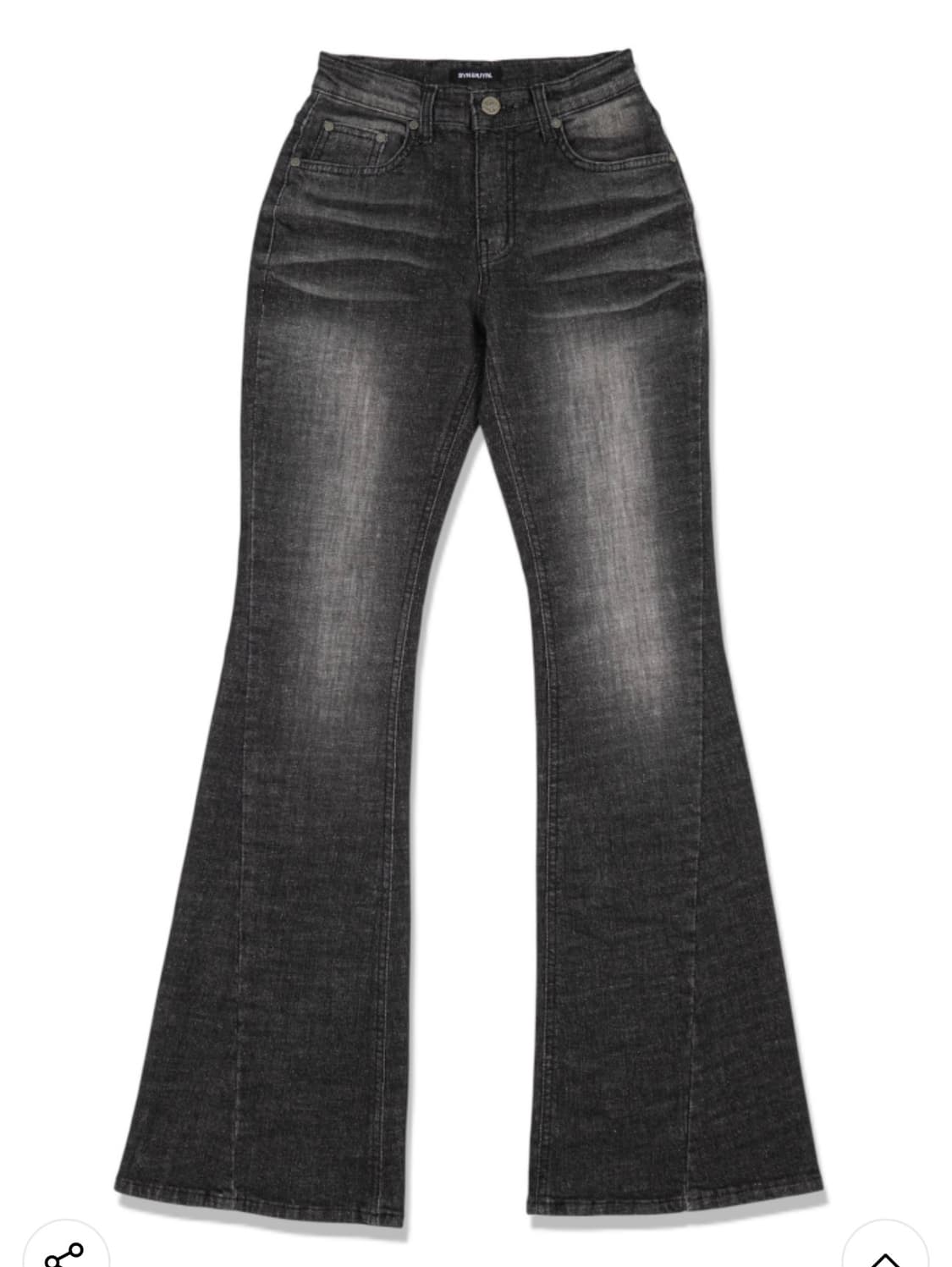 시너진 CAT WASHING DENIM PANTS BLACK 캣워싱데님 상품이미지1