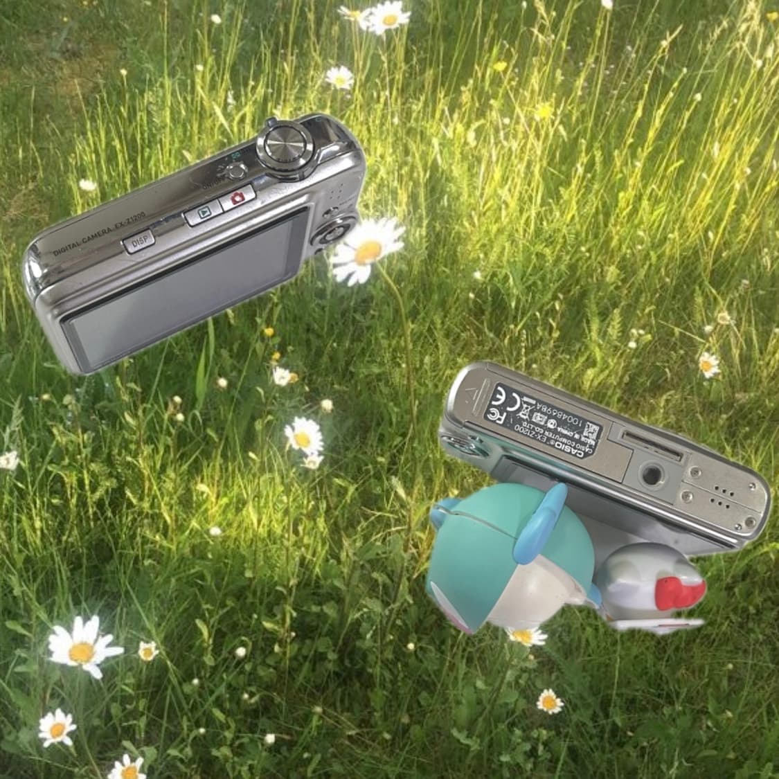 [작례O] 카시오 엑슬림 EX-Z1200 실버 빈티지 디지털 카메라 상품이미지2