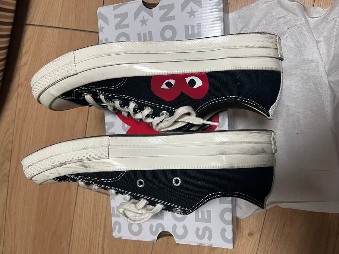 컨버스 척 70 꼼데가르송 블랙 270 상품이미지3