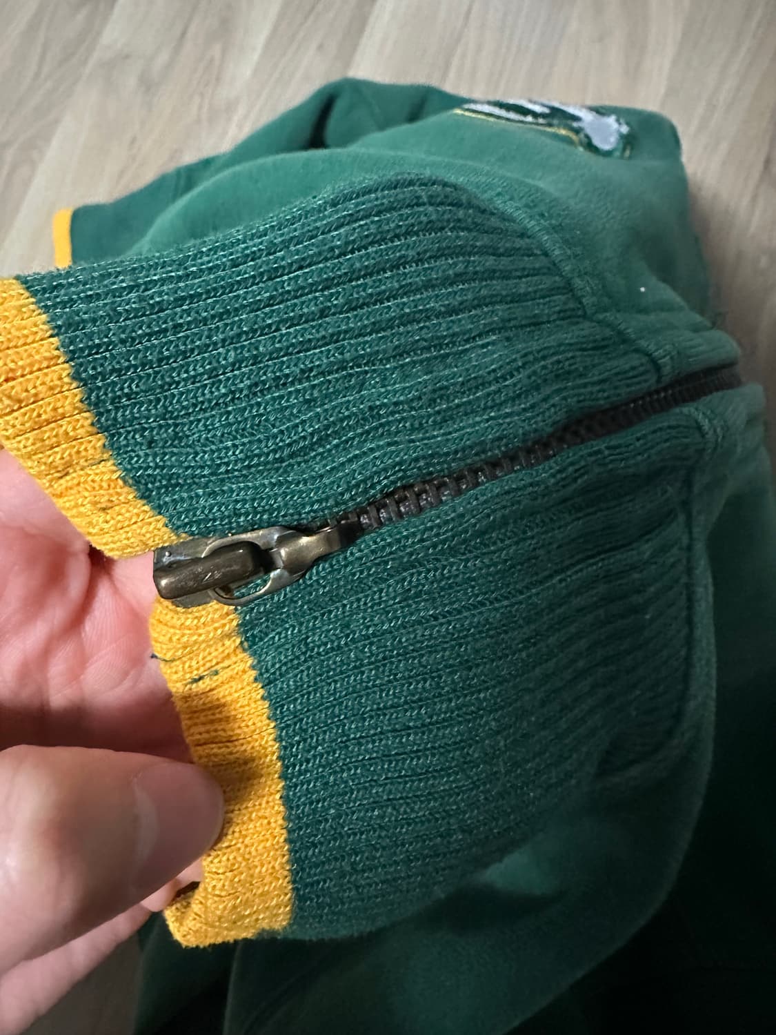 리복 NFL 그린베이패커스 코튼집업 M 상품이미지3