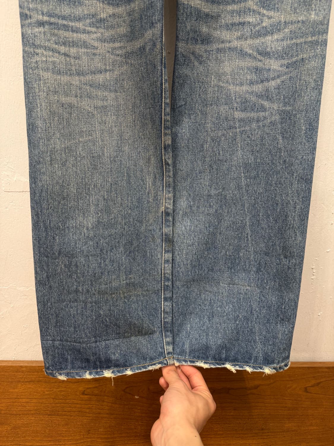 아비렉스 타입 블루 셀비지 데님 팬츠 상품이미지6