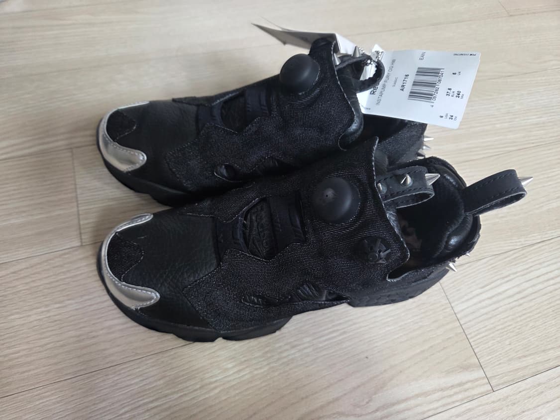 리복 인스타펌프 퓨리 블랙 스터드 240mm 상품이미지3