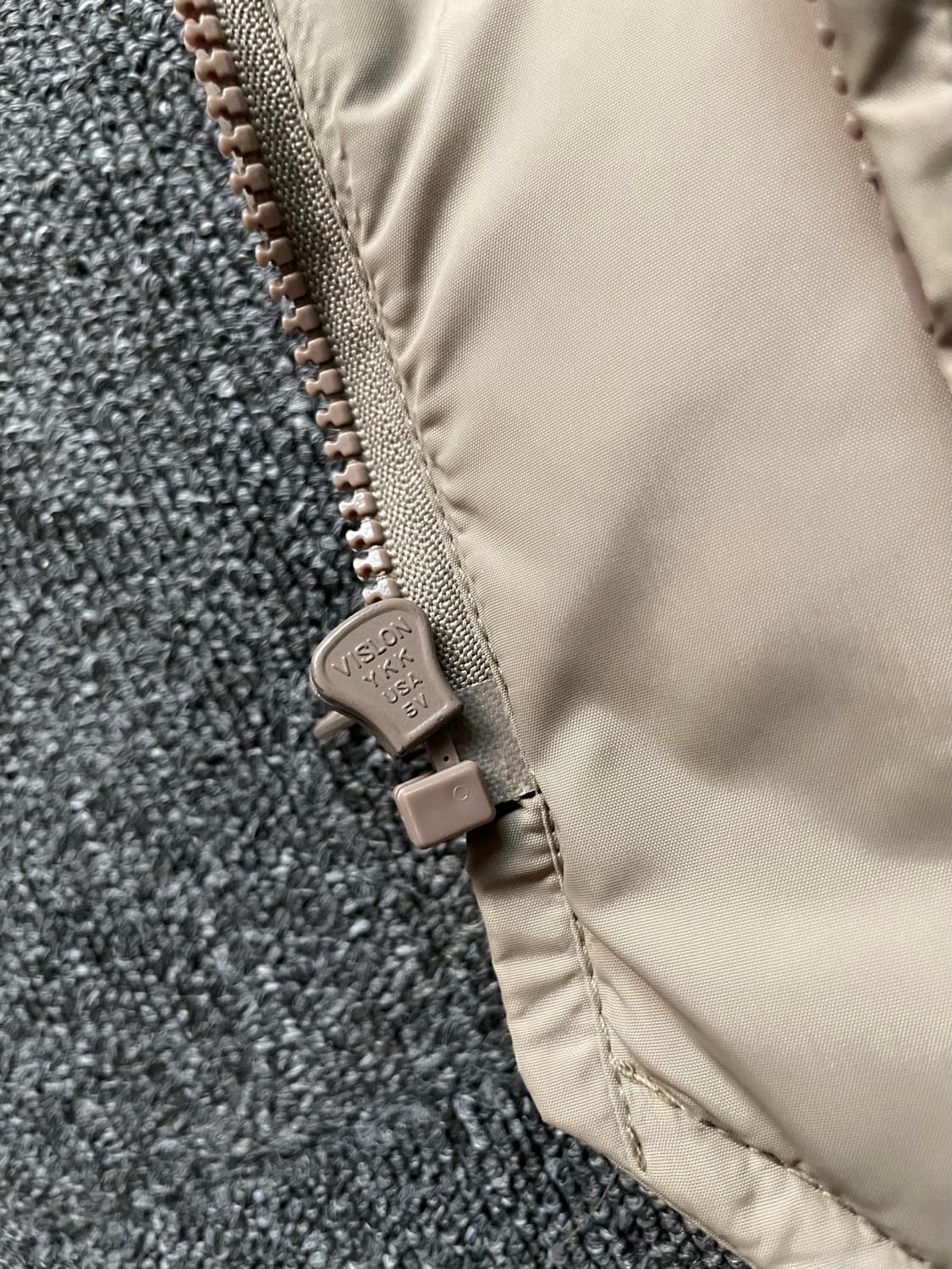 빈티지 80s 에디바우어 다운베스트 카키 40 상품이미지4